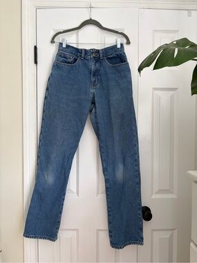 Vintage L.L. Bean Plaid Lined Jeans